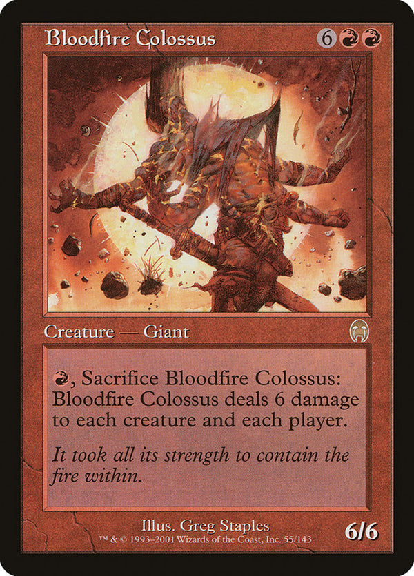Bloodfire Colossus [Apocalypse] - Magic: The Gathering