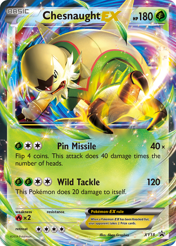 Chesnaught EX (XY18) [XY: Black Star Promos] - Pokémon