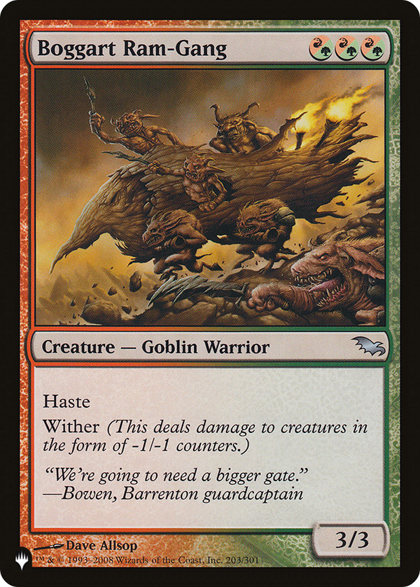 Boggart Ram-Gang [The List] - Magic: The Gathering