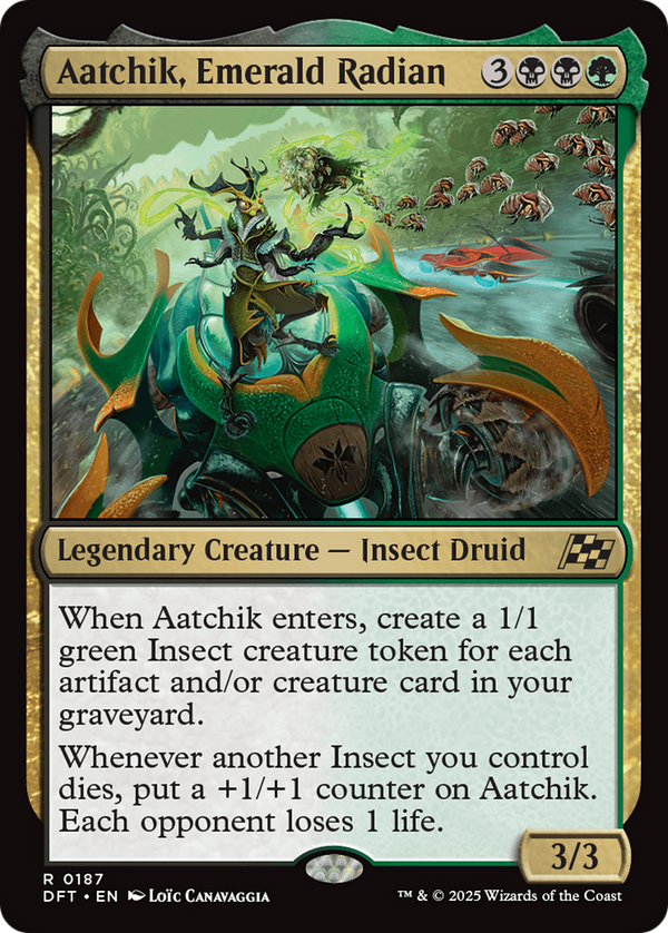 Aatchik, Emerald Radian [Aetherdrift] - Magic: The Gathering