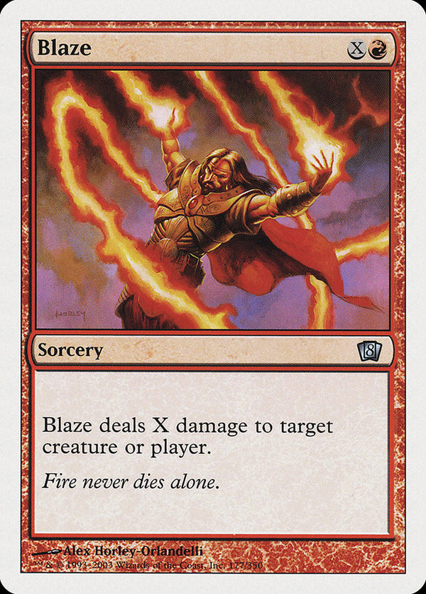 Blaze [Eighth Edition] - Magic: The Gathering