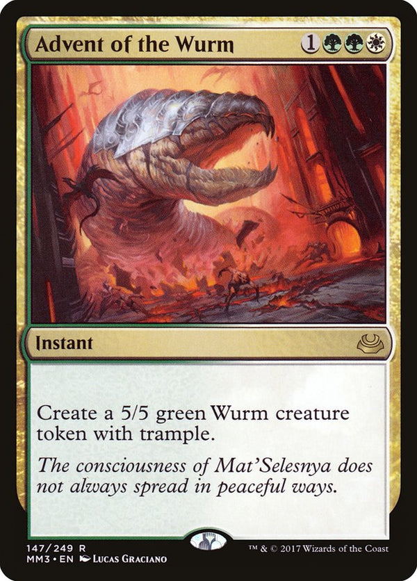 Advent of the Wurm [Modern Masters 2017] - Magic: The Gathering