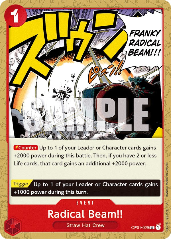 Radical Beam!! [Romance Dawn] - Bandai