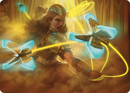 Bladehold War-Whip Art Card [Phyrexia: All Will Be One Art Series] - Magic: The Gathering