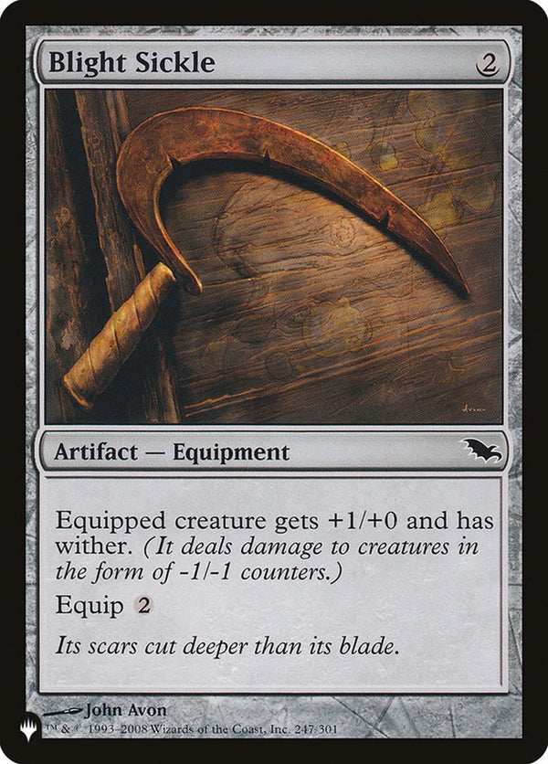 Blight Sickle [The List] - Magic: The Gathering