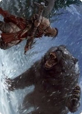 Blizzard Brawl Art Card [Kaldheim Art Series] - Magic: The Gathering