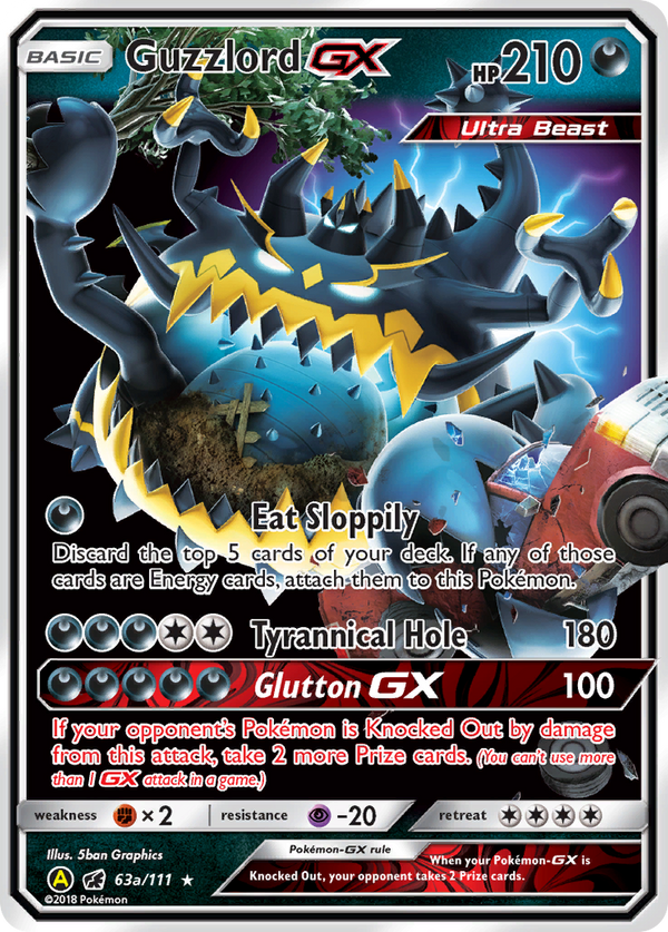 Guzzlord GX (63a/111) [Alternate Art Promos] - Pokémon