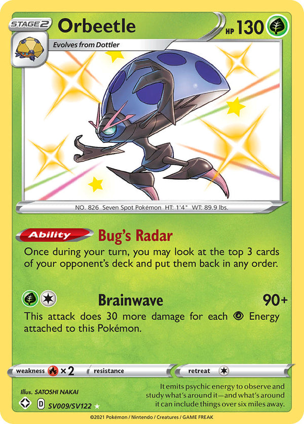 Orbeetle (SV009/SV122) [Sword & Shield: Shining Fates] - Pokémon