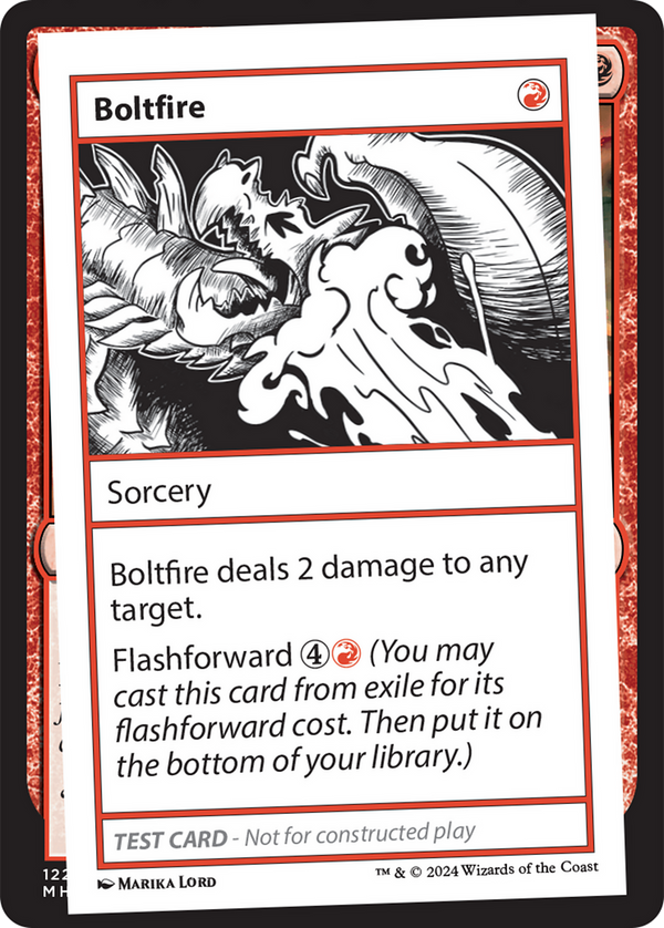 Boltfire [Mystery Booster 2 Playtest Cards] - Magic: The Gathering