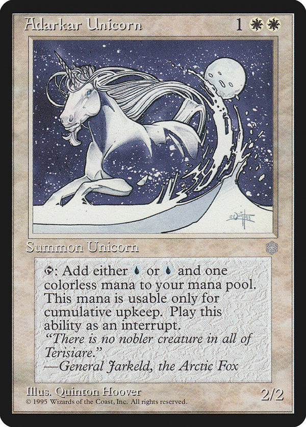 Adarkar Unicorn [Ice Age] - Magic: The Gathering