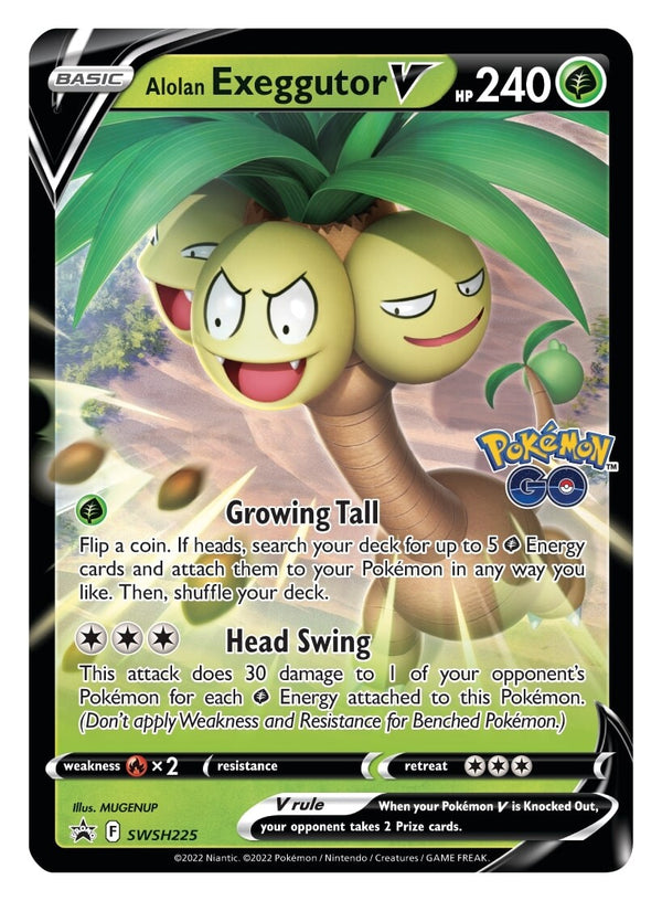 Alolan Exeggutor V (SWSH225) [Sword & Shield: Black Star Promos] - Pokémon