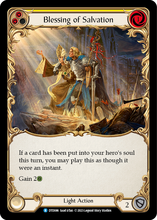 Blessing of Salvation (Yellow) [DTD086] (Dusk Till Dawn) - Flesh And Blood