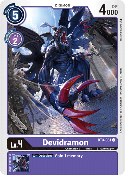 Devidramon [BT3-081] [Release Special Booster Ver.1.0] - Digimon