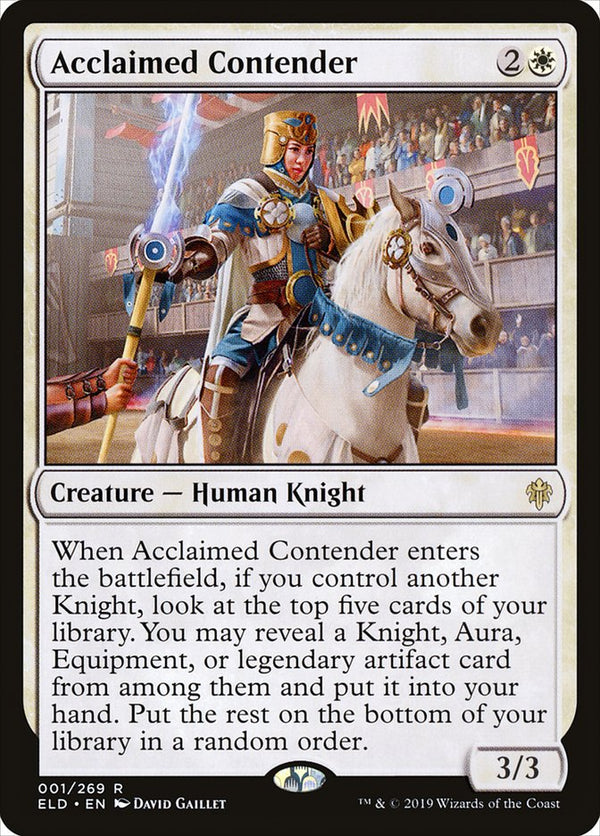 Acclaimed Contender [Throne of Eldraine] - Magic: The Gathering