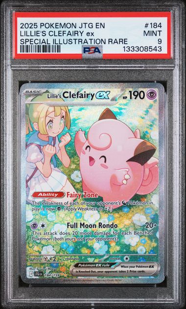 Lillie's Clefairy EX (184/159) [Scarlet & Violet: Journey Together] Graded PSA 9