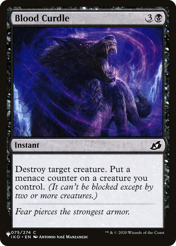 Blood Curdle [The List] - Magic: The Gathering