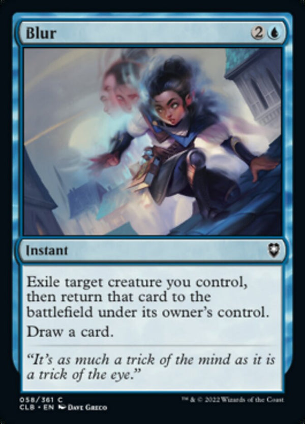 Blur [Commander Legends: Battle for Baldur's Gate] - Magic: The Gathering