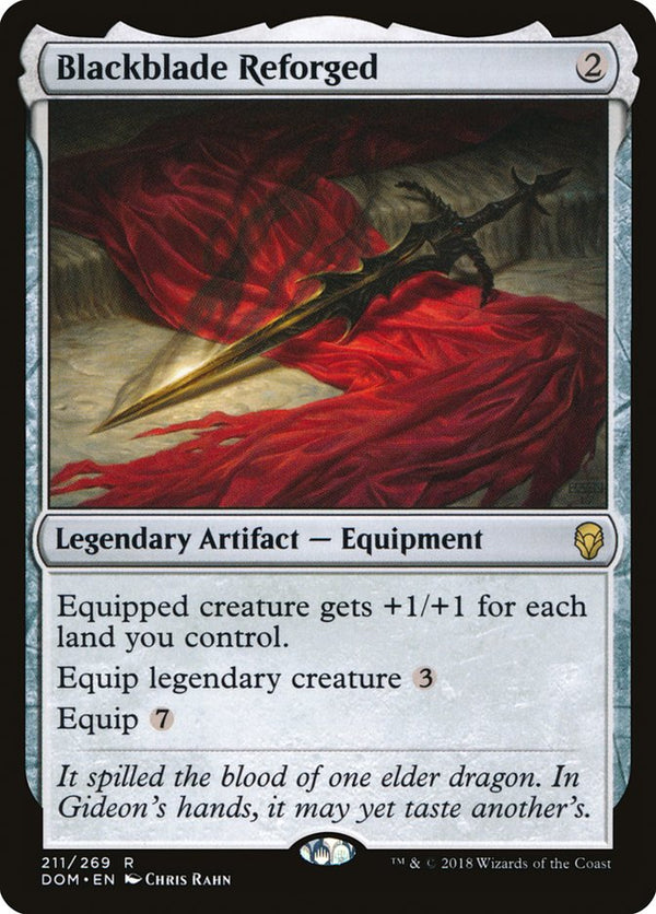 Blackblade Reforged [Dominaria] - Magic: The Gathering