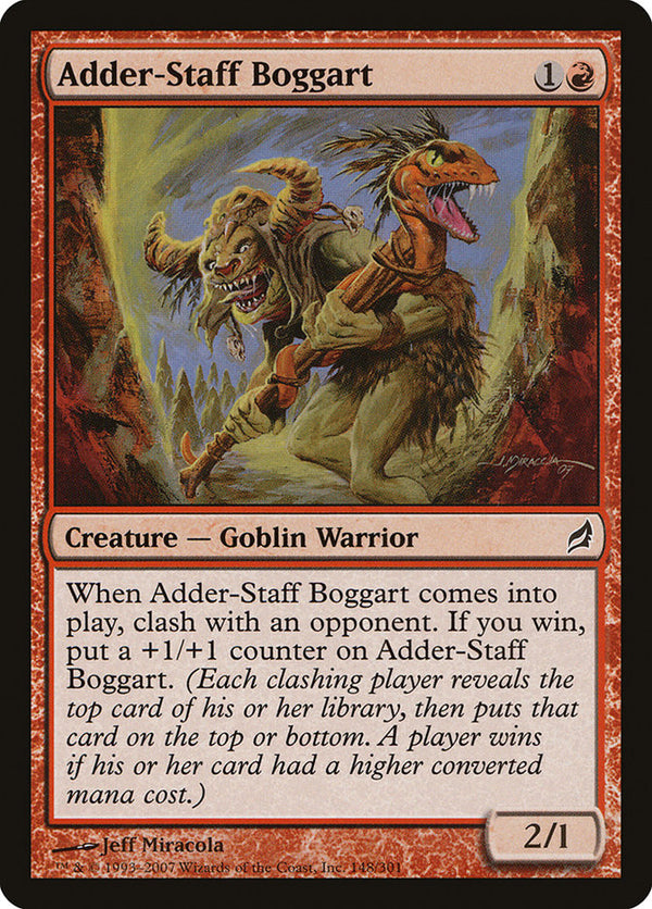 Adder-Staff Boggart [Lorwyn] - Magic: The Gathering