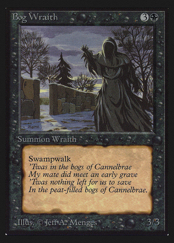 Bog Wraith [Collectors' Edition] - Magic: The Gathering