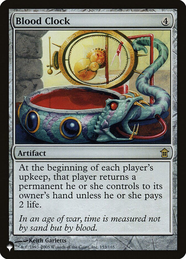 Blood Clock [The List] - Magic: The Gathering