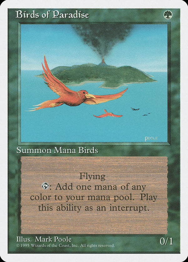 Birds of Paradise [Fourth Edition] - Magic: The Gathering