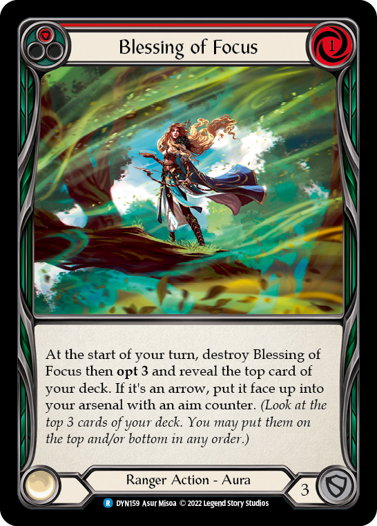 Blessing of Focus (Red) [DYN159] (Dynasty) - Flesh And Blood