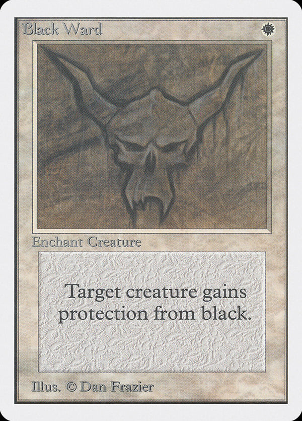 Black Ward [Unlimited Edition] - Magic: The Gathering