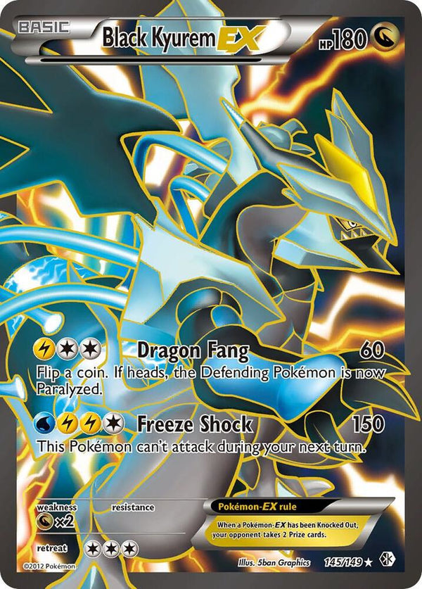 Black Kyurem EX (145 Full Art) - Pokémon
