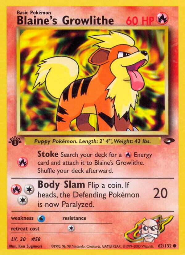Blaine's Growlithe - Pokémon