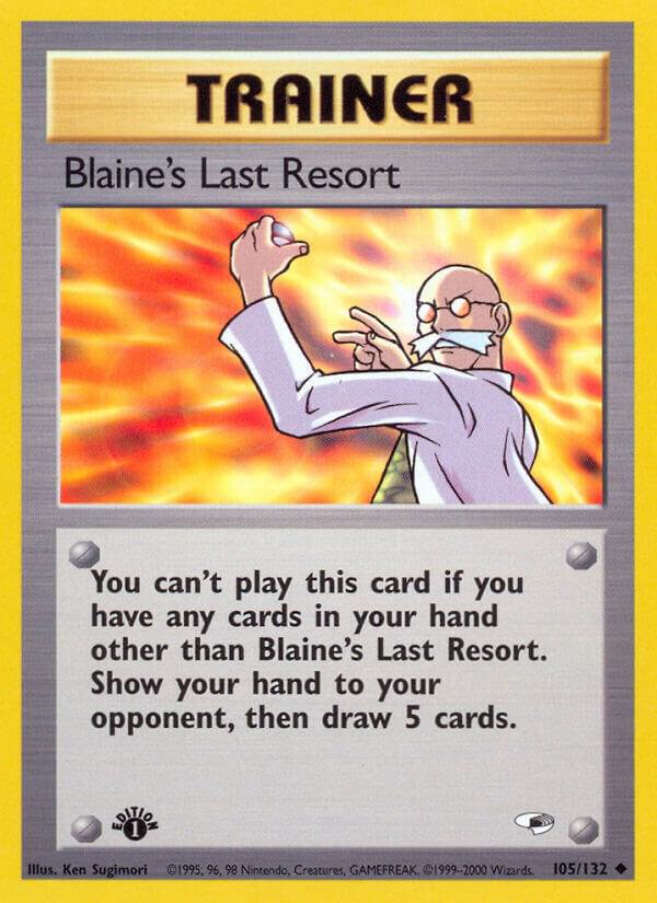Blaine's Last Resort - Pokémon