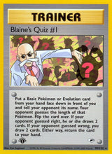 Blaine's Quiz #1 - Pokémon