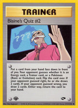Blaine's Quiz #2 - Pokémon