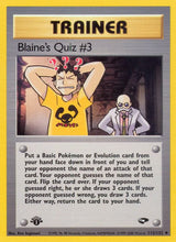 Blaine's Quiz #3 - Pokémon