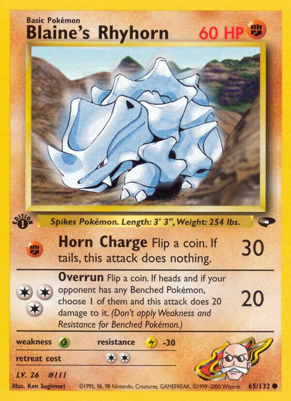 Blaine's Rhyhorn - Pokémon