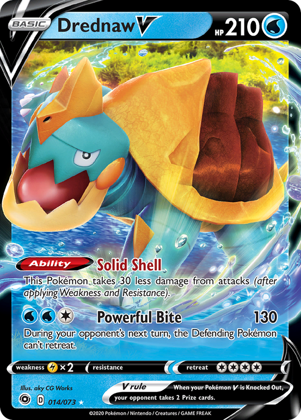 Drednaw V (014/073) [Sword & Shield: Champion's Path] - Pokémon