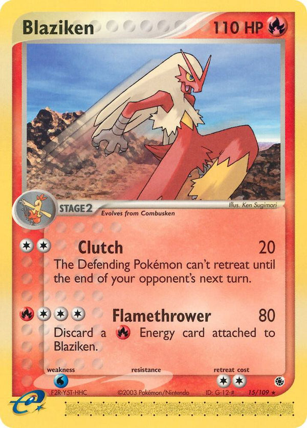 Blaziken - 15/109 - Pokémon