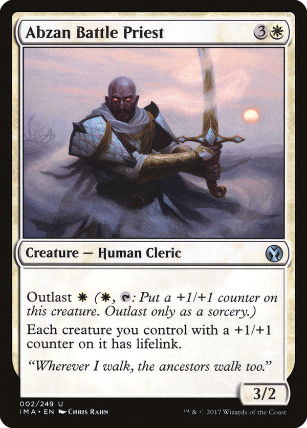 Abzan Battle Priest [Iconic Masters] - Magic: The Gathering