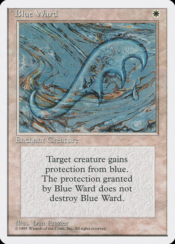 Blue Ward [Fourth Edition] - Magic: The Gathering