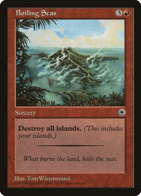 Boiling Seas [Portal] - Magic: The Gathering