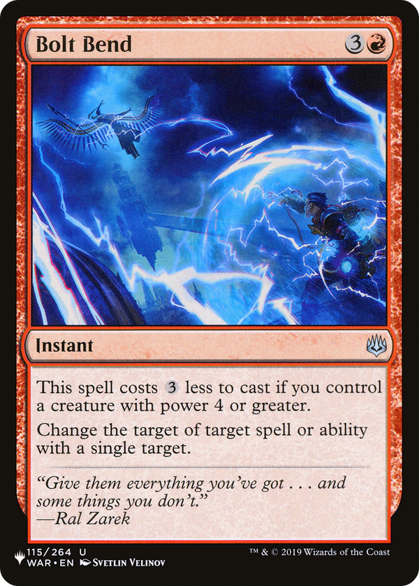 Bolt Bend [The List] - Magic: The Gathering