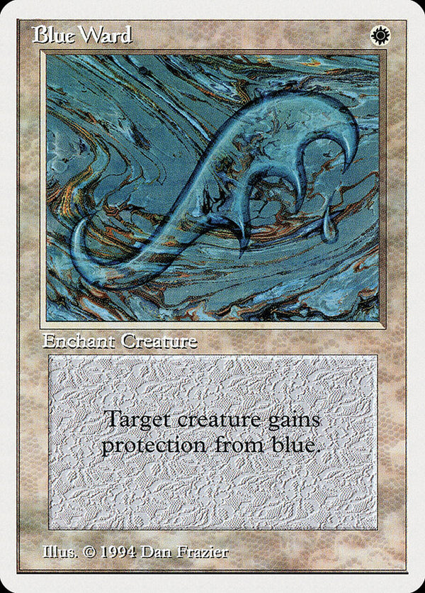 Blue Ward [Summer Magic / Edgar] - Magic: The Gathering