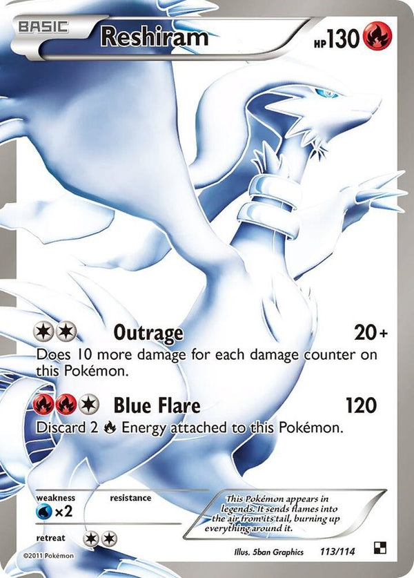 Reshiram (113 Full Art) - Pokémon