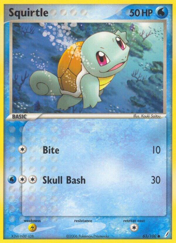 Squirtle - 063/100 - Pokémon