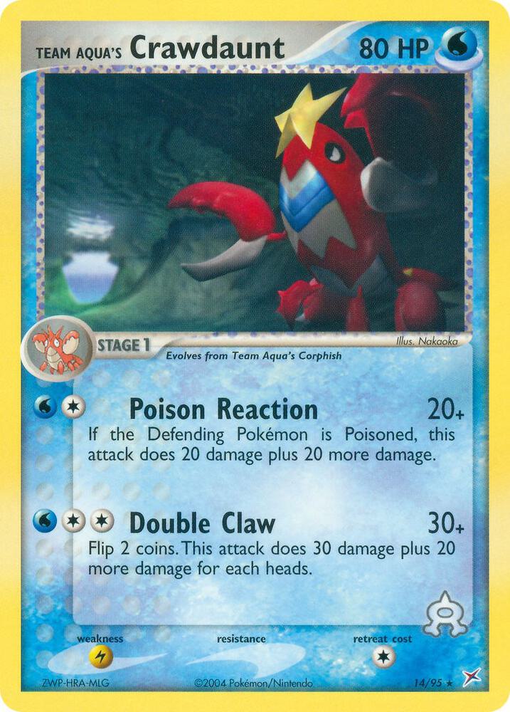 Team Aqua's Crawdaunt - 14/95