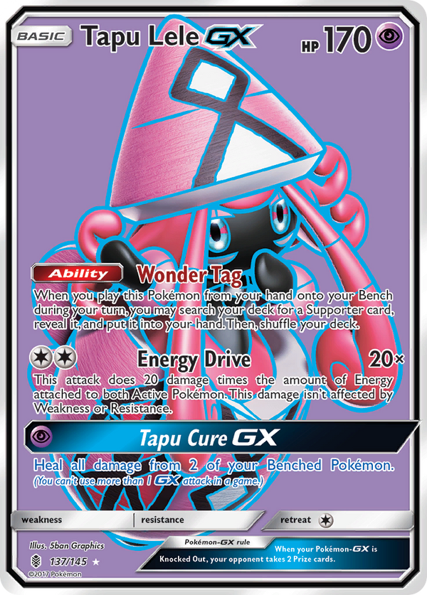 Tapu Lele GX (137/145) [Sun & Moon: Guardians Rising] - Pokémon