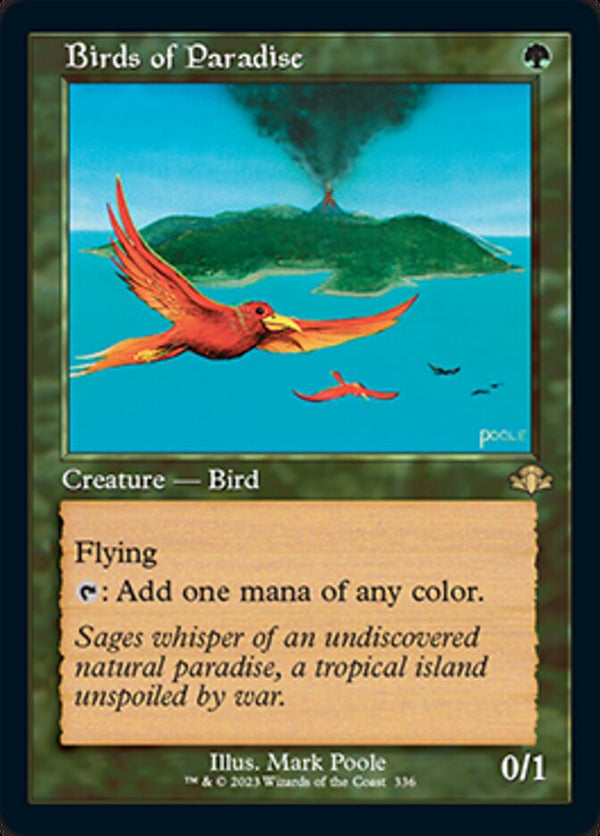 Birds of Paradise (Retro) [Dominaria Remastered] - Magic: The Gathering