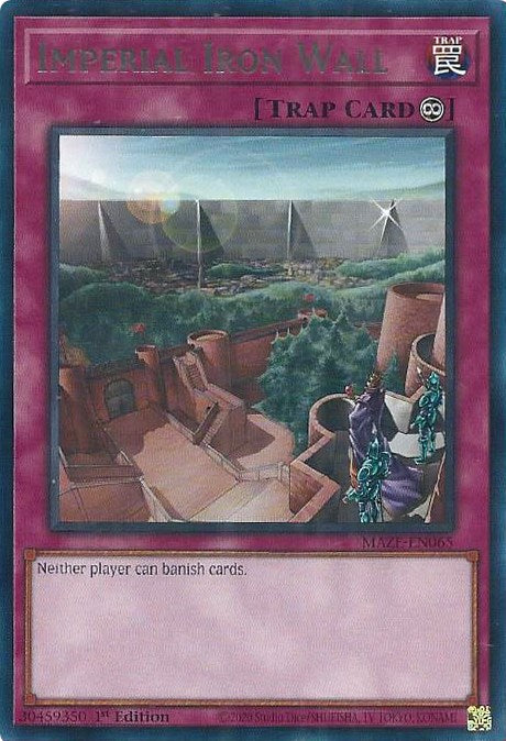Imperial Iron Wall [MAZE-EN065] Rare - Yu-Gi-Oh!