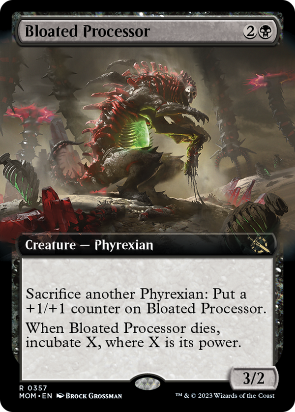 Bloated Processor (Extended Art) [March of the Machine] - Magic: The Gathering