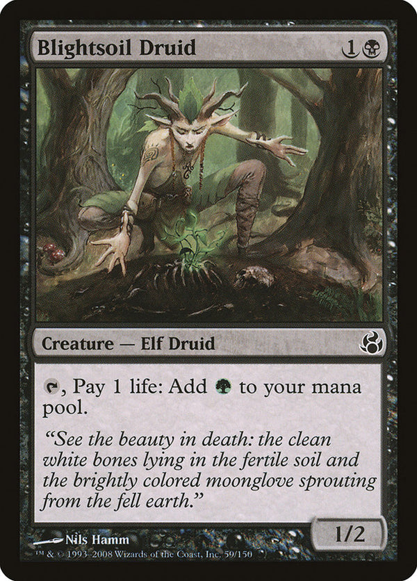 Blightsoil Druid [Morningtide] - Magic: The Gathering